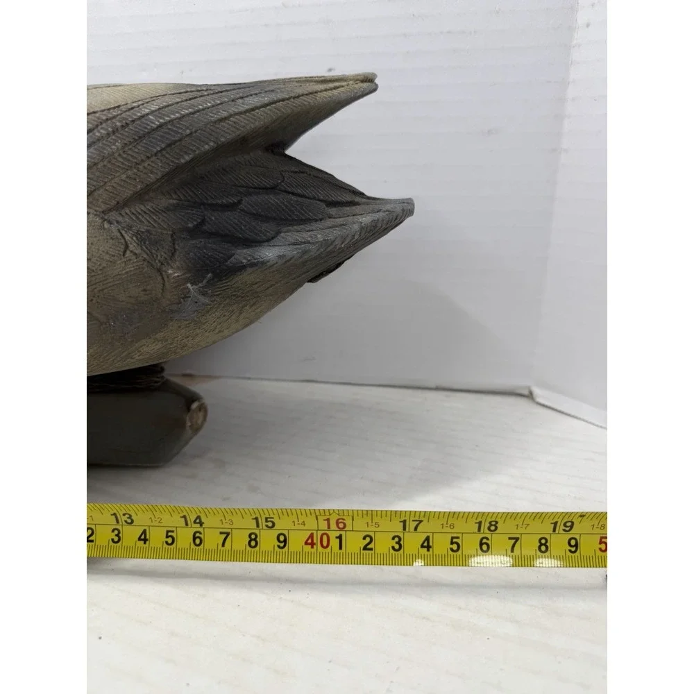 Tuff-N-Lite Vintage 1980s Bill Jones Mallard Hen Duck Decoy Weighted Keel 17